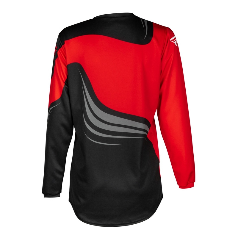 FLY Racing F-16 schwarz-rot-weißes Kinder-Motocross-Trikot