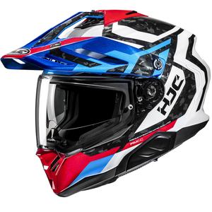 Enduro-Motorradhelm HJC RPHA 60 Dakar MC21 blau-schwarz-weiß