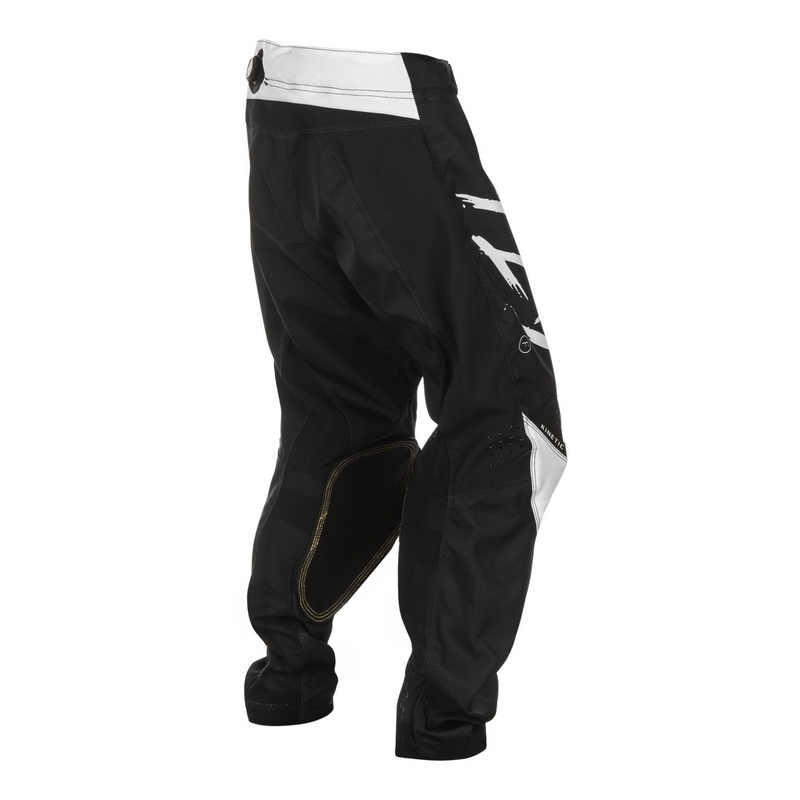 FLY Racing Kinetic Stoke Kinder Motocrosshose schwarz-weiß