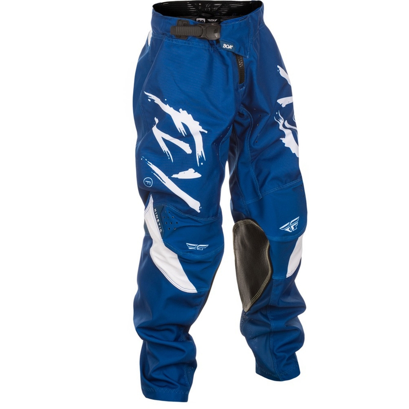 FLY Racing Kinetic Stoke Kinder-Motocross-Hose blau-weiß