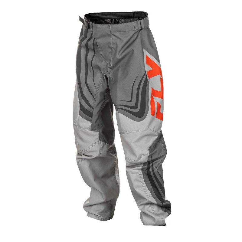 FLY Racing F-16 grau-orange Kinder-Motocross-Hose