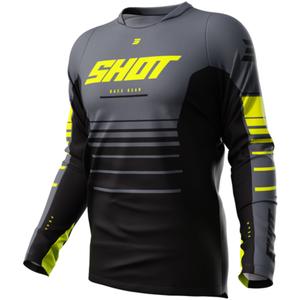 Motocross Trikot Shot Devo Peak fluo gelb Ausverkauf