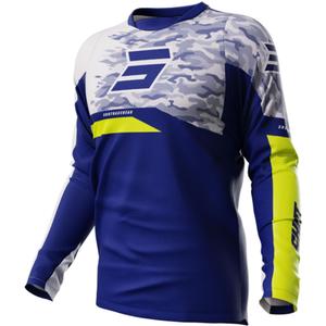 Motocross-Trikot Shot Matrix blau Ausverkauf