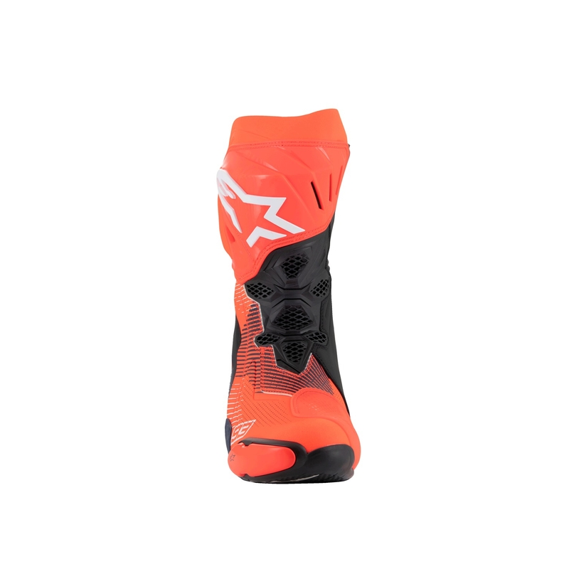 Motorradstiefel Alpinestars Supertech R Vented Limited Edition MM93 Marc Marquez Fluo Rot-Blau-Schwarz