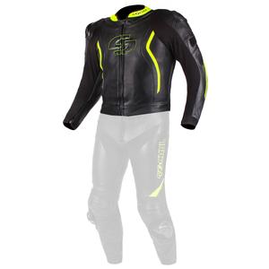Herrenjacke Tschul 535 schwarz-fluo gelb Ausverkauf