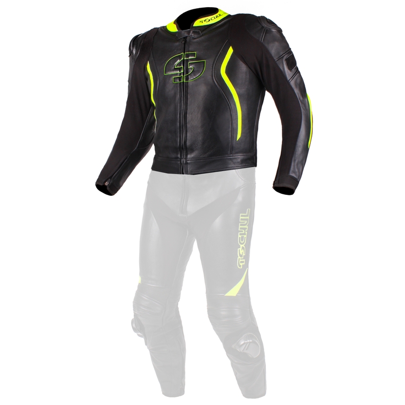 Herrenjacke Tschul 535 schwarz-fluo gelb Ausverkauf