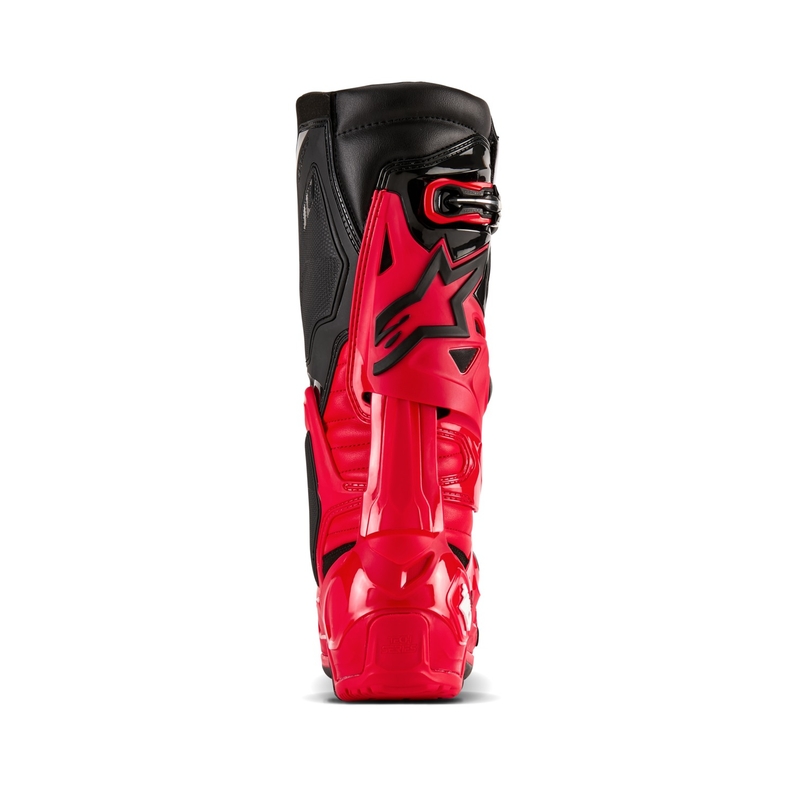 Alpinestars Tech 10 Enduro Motorradstiefel rot-schwarz-weiß
