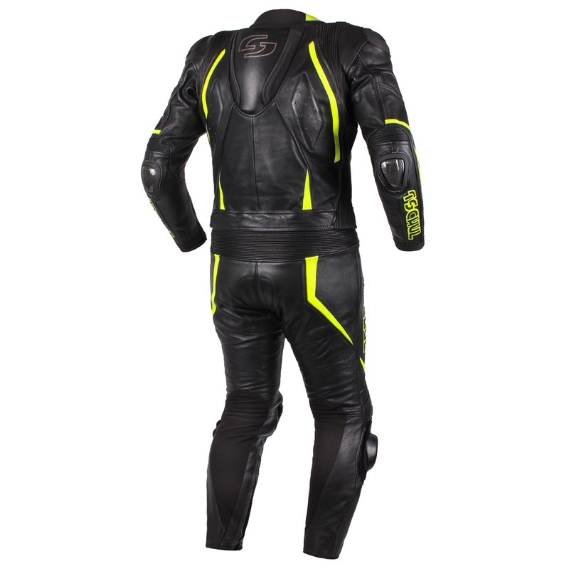 Herrenjacke Tschul 535 schwarz-fluo gelb Ausverkauf