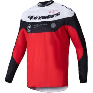 Alpinestars PRO-Dura Motocross-Trikot Schwarz-Rot-Weiß