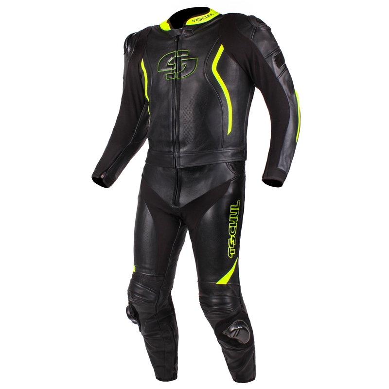 Herren Tschul 535 schwarz-fluorgelbe Hose Ausverkauf