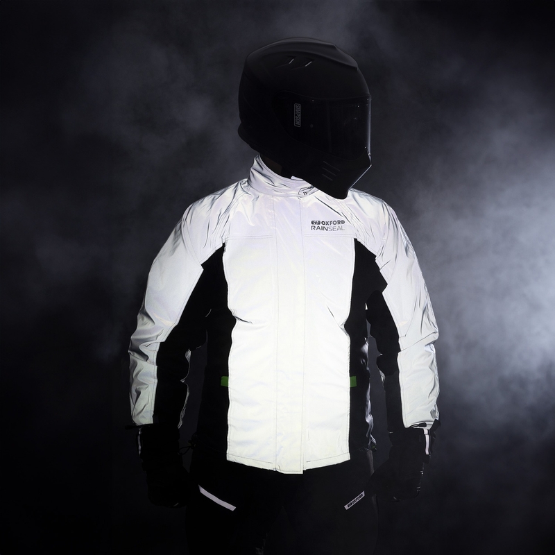 Wasserdichte Jacke Oxford Rain Seal reflektierendes Grau