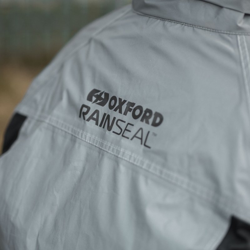 Wasserdichte Jacke Oxford Rain Seal reflektierendes Grau