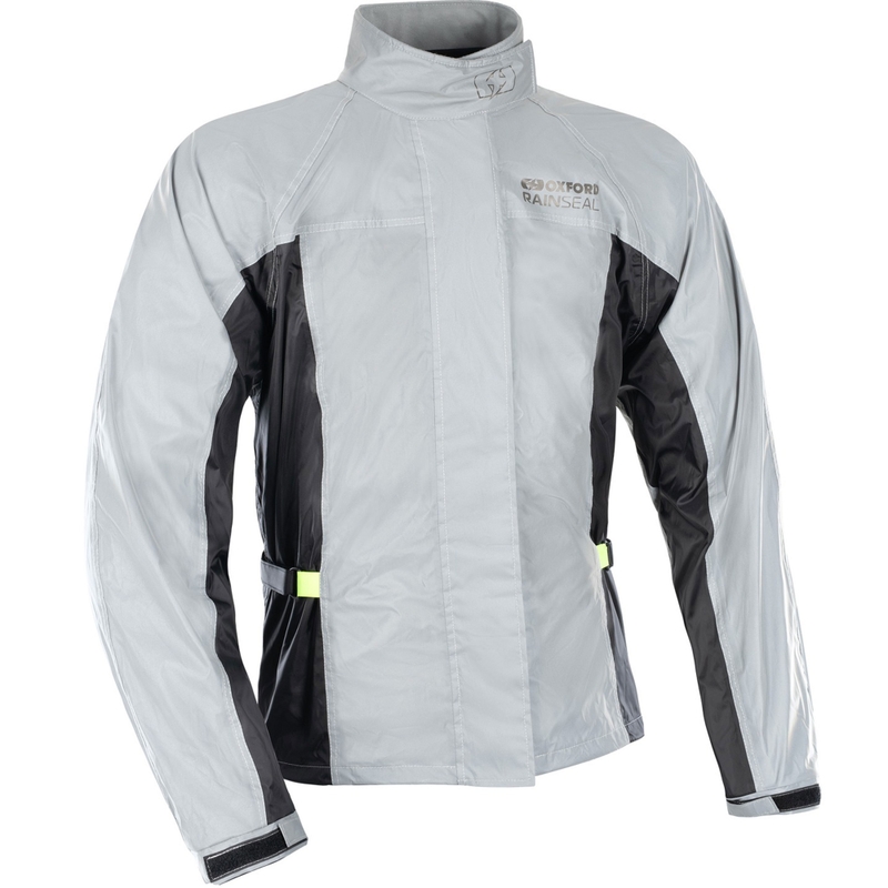 Wasserdichte Jacke Oxford Rain Seal reflektierendes Grau
