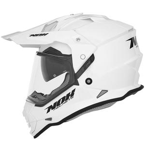 Endurohelm NOX N312 perlweiß