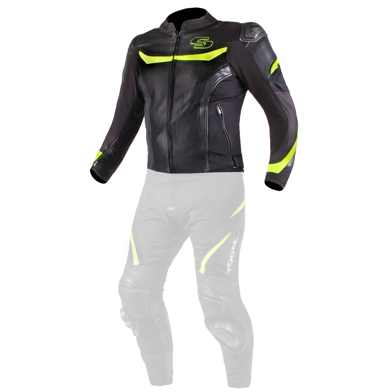 Herrenjacke Tschul 875 schwarz-fluo gelb Ausverkauf