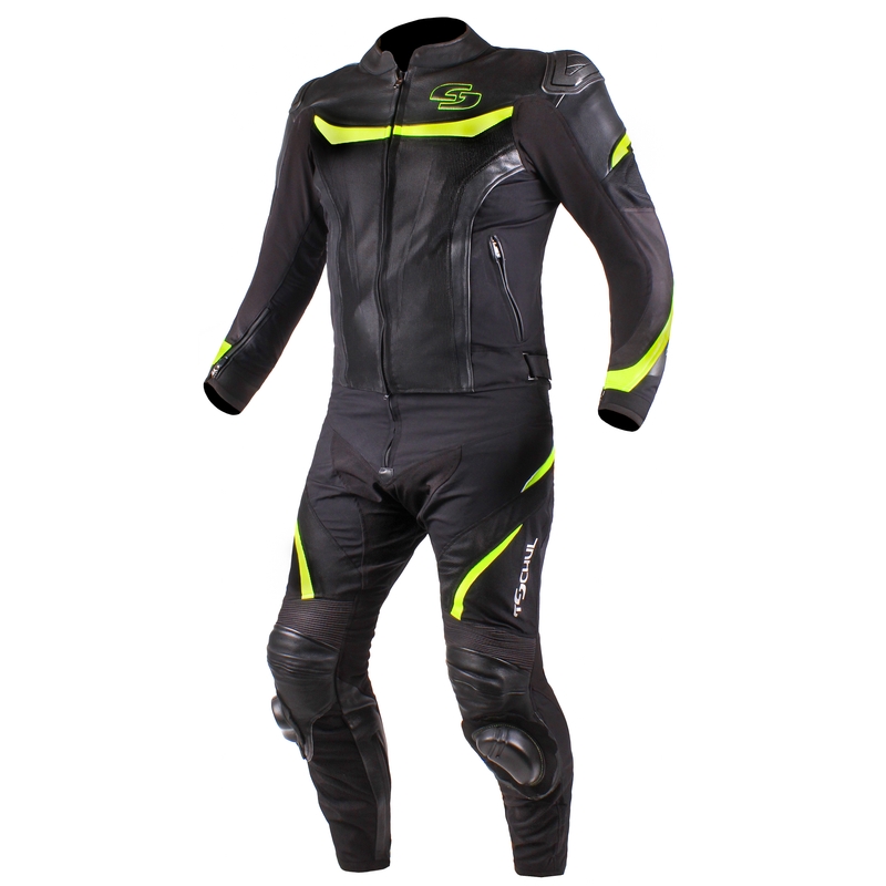 Herrenjacke Tschul 875 schwarz-fluo gelb Ausverkauf
