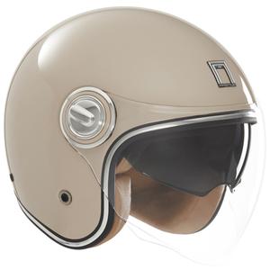 Offener Motorradhelm Nox Premium Heritage beige