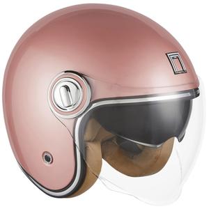 Offener Motorradhelm NOX PREMIUM Heritage Roségold