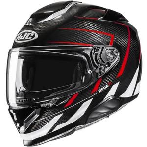 Integralhelm Motorrad HJC RPHA 71 CARBON Cano MC1 schwarz-rot-weiß