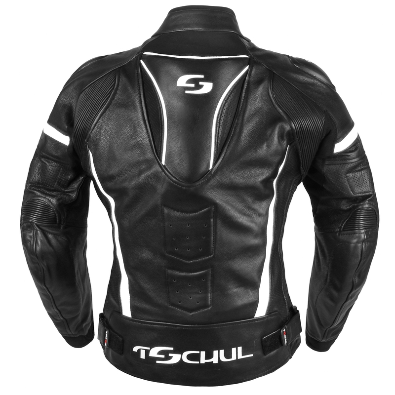 Herrenjacke Tschul 890 schwarz-weiß Ausverkauf