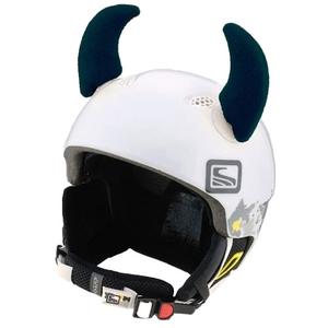Crazy Ears Helmohren Hörner groß schwarz