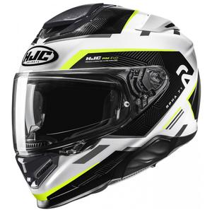 HJC RPHA 71 Ellon MC3H Weiß-Schwarz-Fluo Gelb Integraler Motorradhelm
