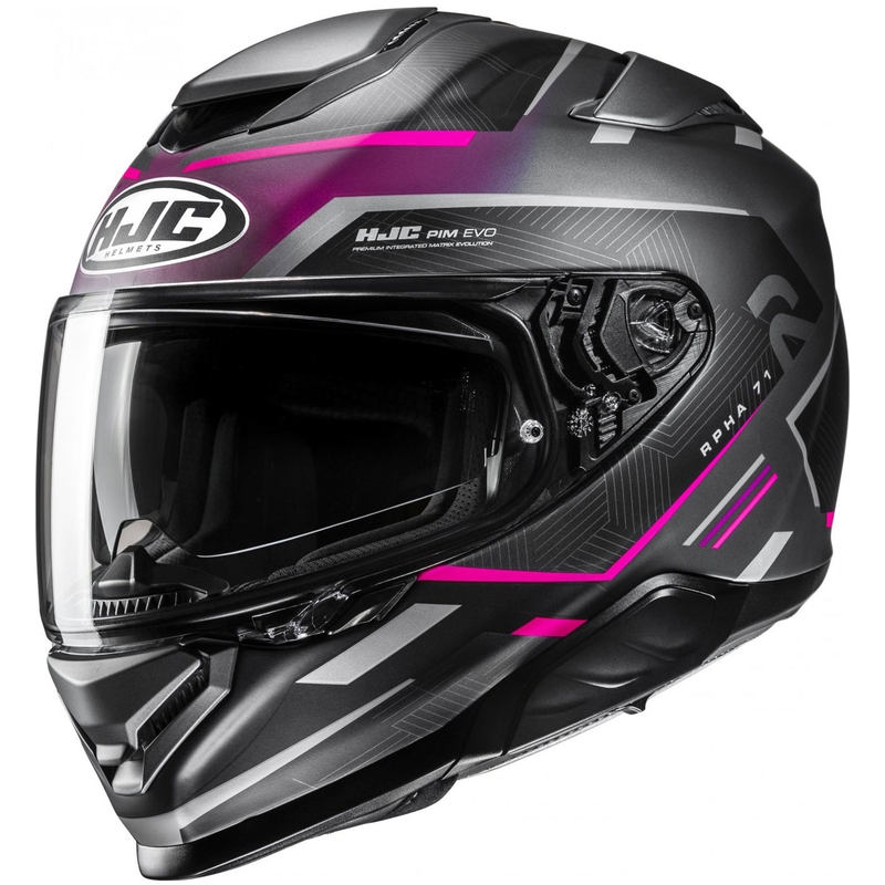 Integral-Motorradhelm HJC RPHA 71 Ellon MC8SF schwarz-rosa