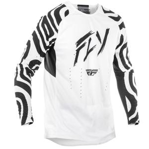 Motocross-Trikot FLY Racing Evolution weiß-schwarz