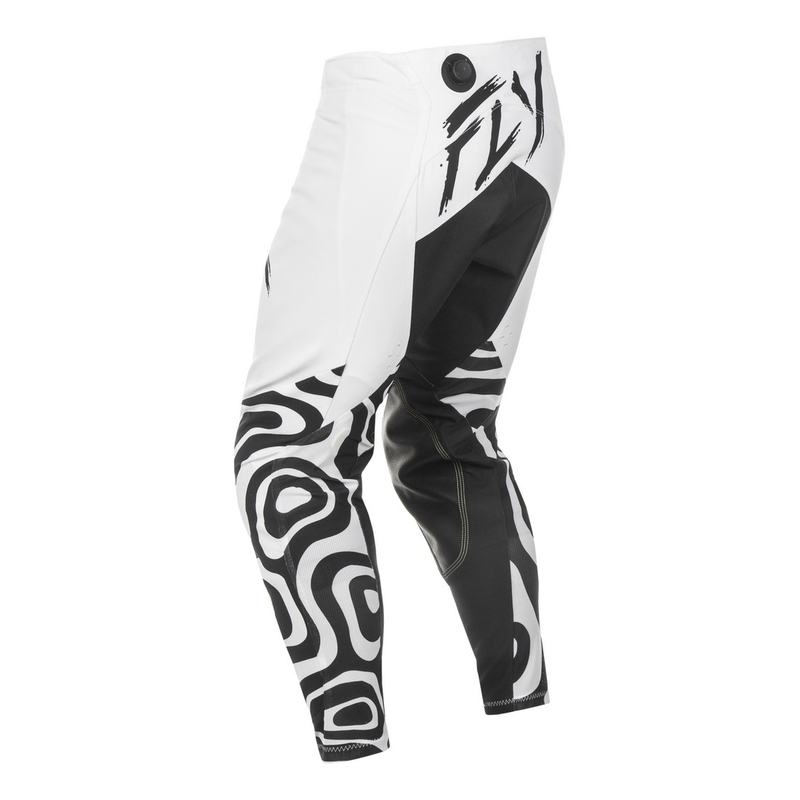 Motocrosshose FLY Racing Evolution weiß-schwarz