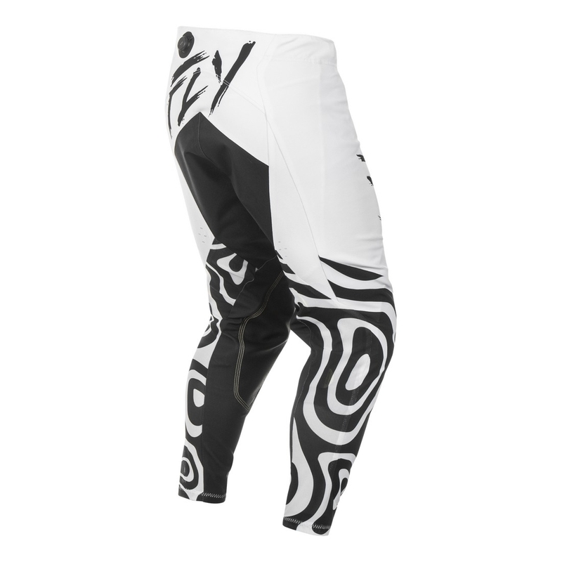 Motocrosshose FLY Racing Evolution weiß-schwarz