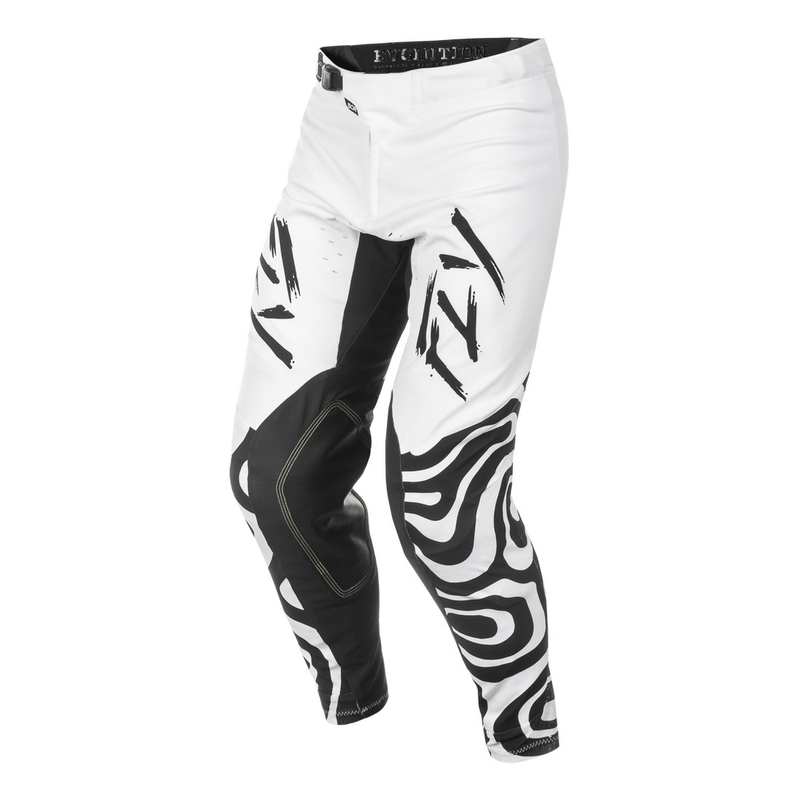 Motocrosshose FLY Racing Evolution weiß-schwarz