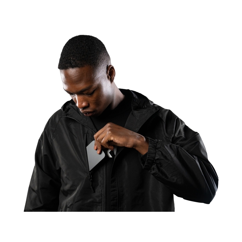 Airoh wasserdichte Jacke schwarz
