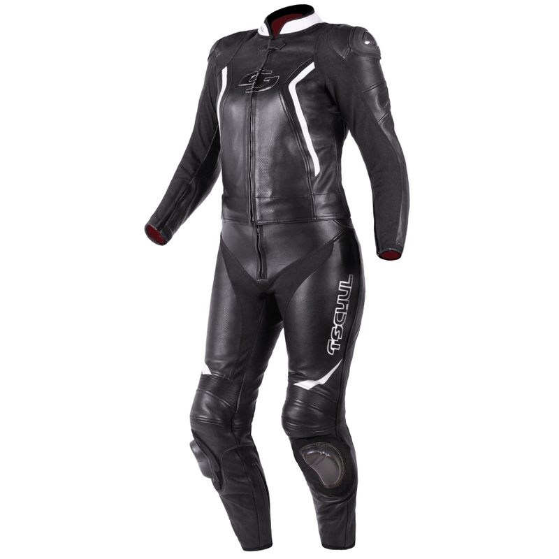 Damen Tschul 536 schwarz-weißer Jumpsuit Ausverkauf