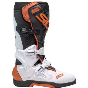 Motorradstiefel SiDi Crossair weiß-schwarz-bronze