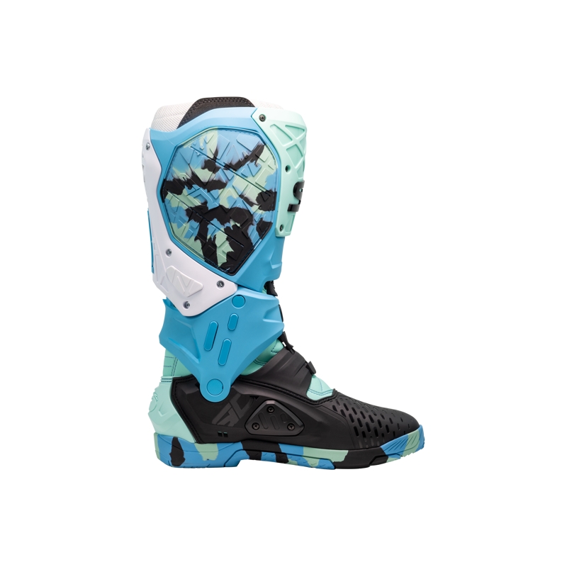 SiDi Crossair X Motorradstiefel schwarz-türkis