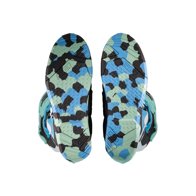 SiDi Crossair X Motorradstiefel schwarz-türkis