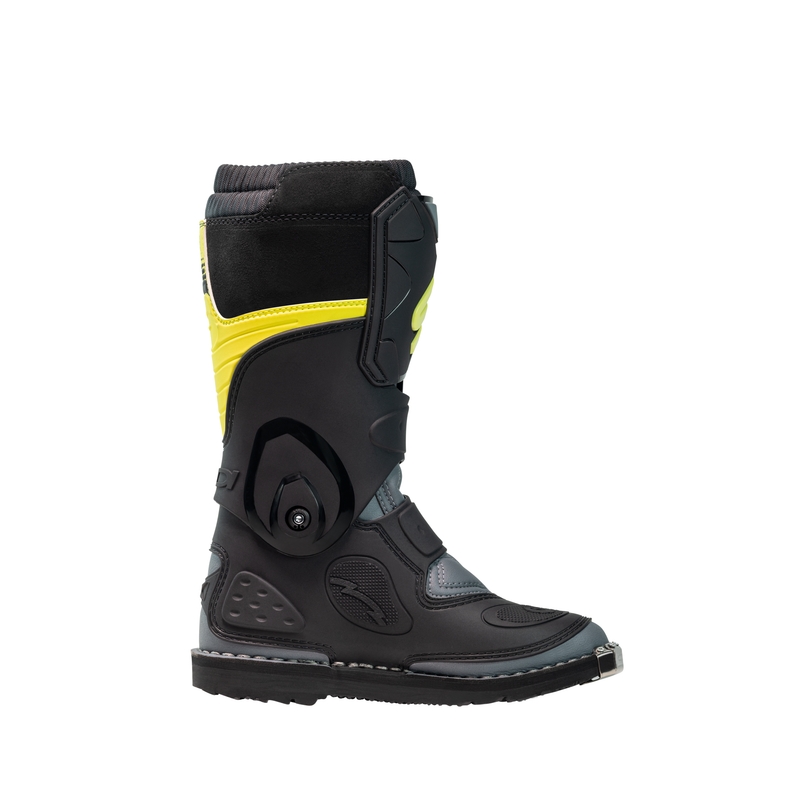 Kinder-Motocross-Schuhe SiDi Flame schwarz-gelb