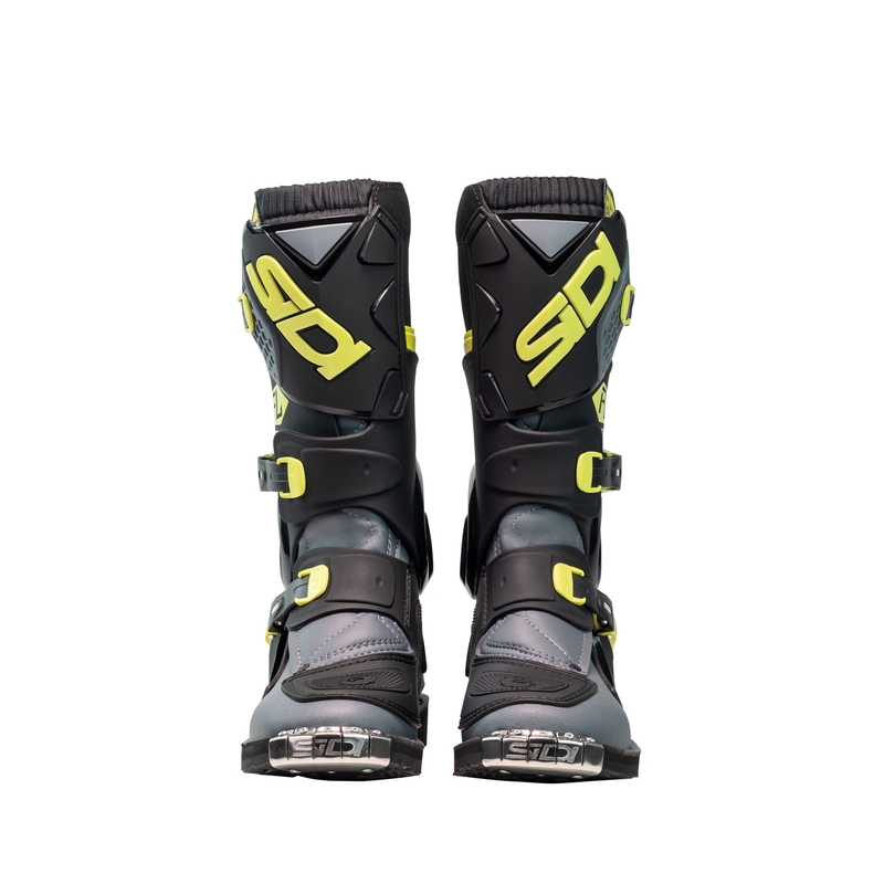 Kinder-Motocross-Schuhe SiDi Flame schwarz-gelb