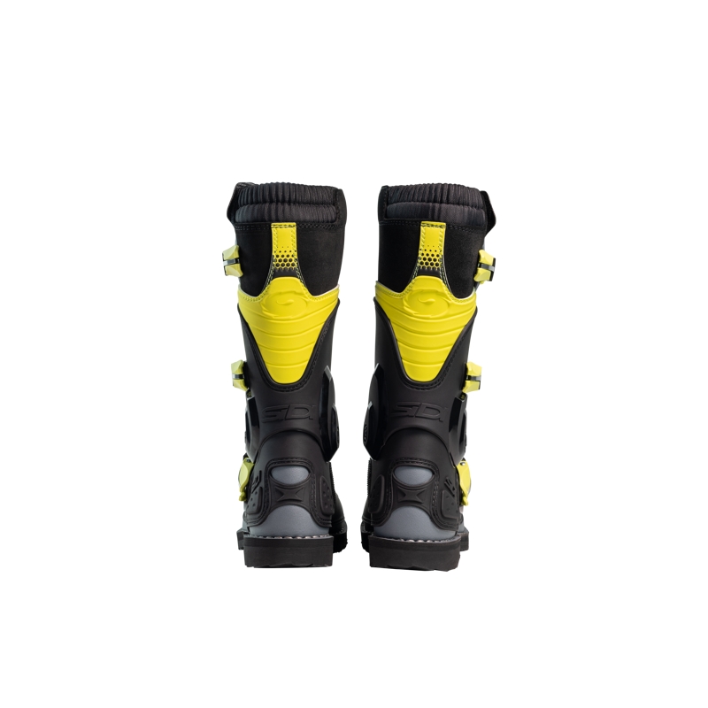 Kinder-Motocross-Schuhe SiDi Flame schwarz-gelb