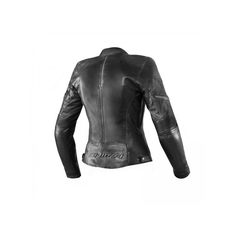 Damen Motorradjacke Shima Monaco schwarz