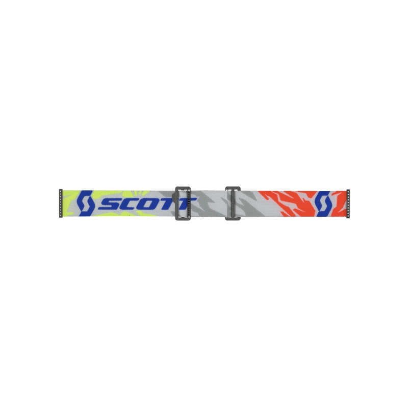 Kinder-Motocross-Brille SCOTT Primal Youth blau mit klarem Plexiglas