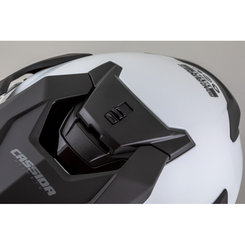 Enduro-Helm Cassida Road Runner Dual weiß-schwarz