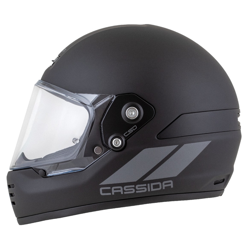 Enduro-Helm Cassida FormX FlatOut mattschwarz-dunkelgrau
