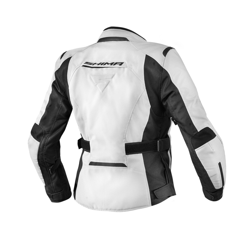 Damen Motorradjacke Shima Volante grau Ausverkauf
