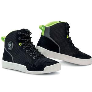 Eleveit Force Airtech Motorradstiefel schwarz-fluo gelb