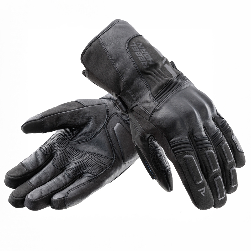 Motorradhandschuhe Rebelhorn Tracer WP schwarz