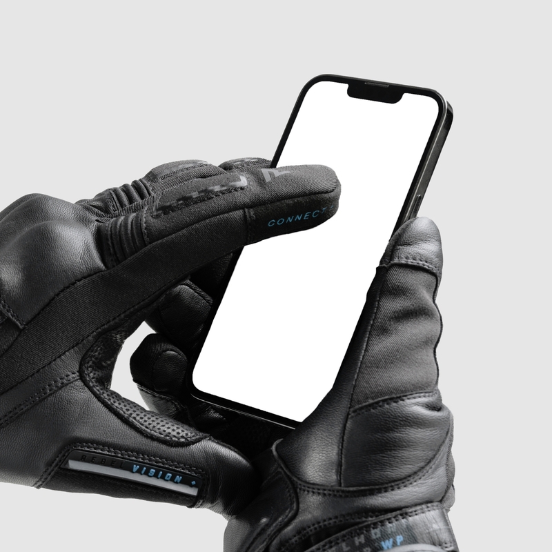 Motorradhandschuhe Rebelhorn Tracer WP schwarz