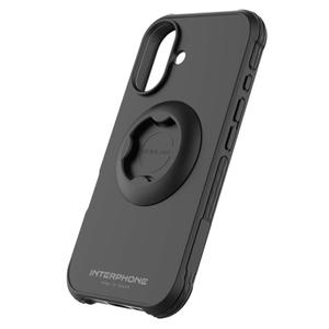 Schutzhülle Interphone QUIKLOX Tetraforce für Apple iPhone 16 schwarz