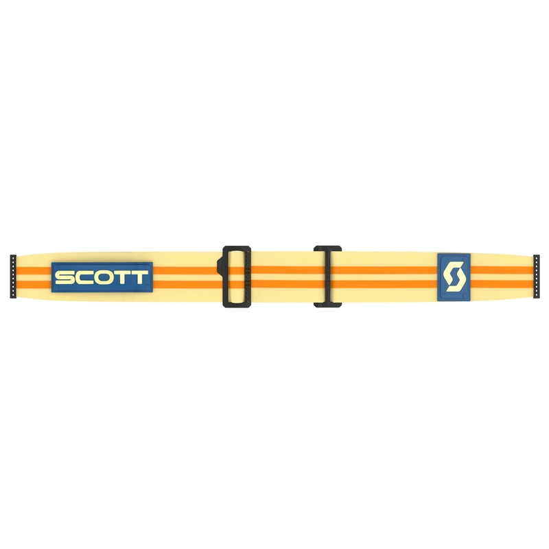 Motocross-Brille SCOTT 89X Era beige mit orangefarbenem Plexiglas