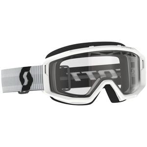 SCOTT Primal Enduro Motocross-Brille weiß mit klarem Plexiglas